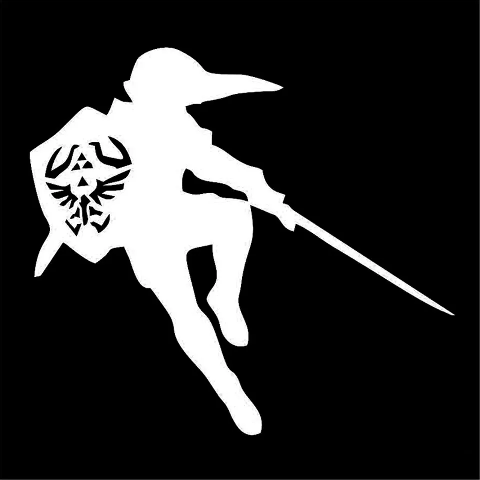 Cunymagos Zelda Sword Personality Car-Styling Stickers Decals Vinyl Decor Fashion Creative Car Wall Reflective Sticker Funny 15.5cm14 (5)