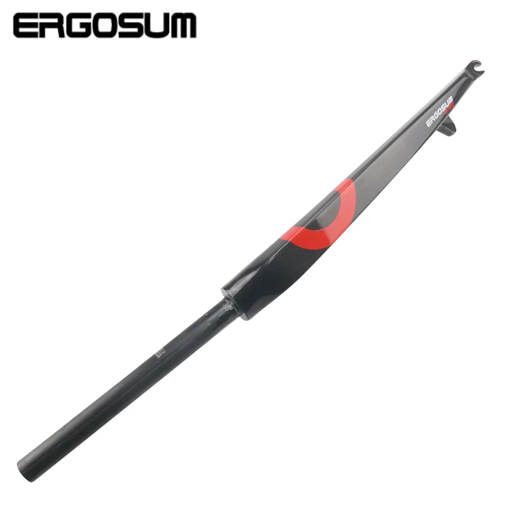 

ERGOSUM Bike MTB Fork Carbon Bicycle Front Forks 700C Carbon Fork 29 ER Light Weight Cycling Parts 3K Gloss Mountain Bike Forks