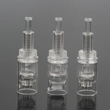 10/50/100 pces microneedling derma caneta parafuso agulha cartucho 36pin para microneedle cartucho para microneedle elétrica derma caneta