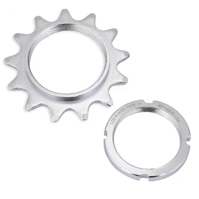 Bicycle Freewheel Locking Ring High Strength Steel Single Speed