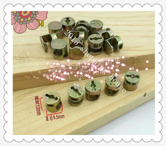 

Furniture accessories hardware three one connector eccentric wheel head drawer second one connector screw diameter 10mm
