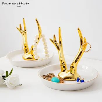 

Tree Shape Jewelry Organizer Keys Storage Rack Earring Necklace Bracelets Jewelery Display Stand Holder Jewelry Shelf Organizer