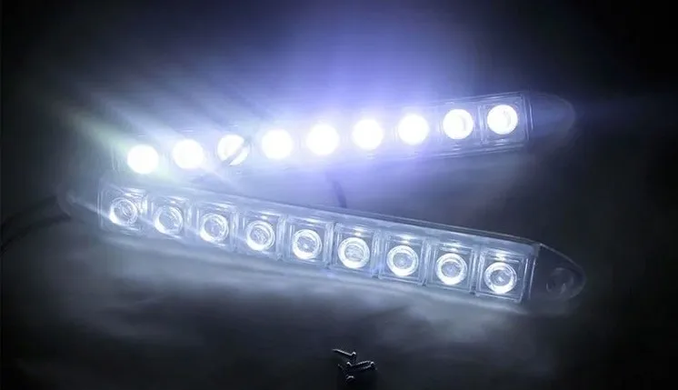 Osmrk led DRL Противотуманные Фары Светильник для mitsubishi outlander с желтым сигнал поворота