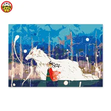 Картина по номерам искусство Краска по номерам Такаси Нацумэ, друг лета глаз Друзья diy масло Нацумэ друг счет