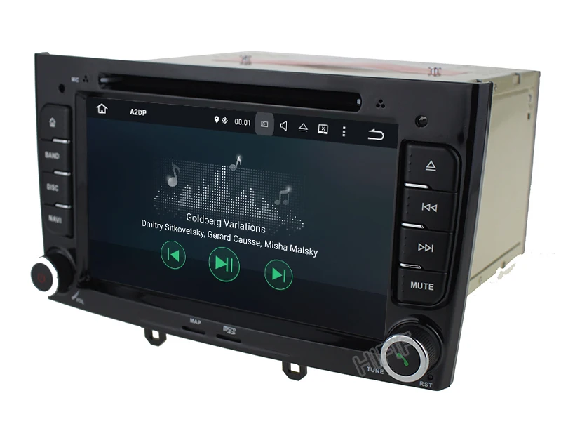 Best IPS 7 inch 1024*600 Octa Core Android 8.0 4G RAM 32GROM Multimedia Car dvd Player For Peugeot 308 408 with wifi radio GPS BT RDS 22