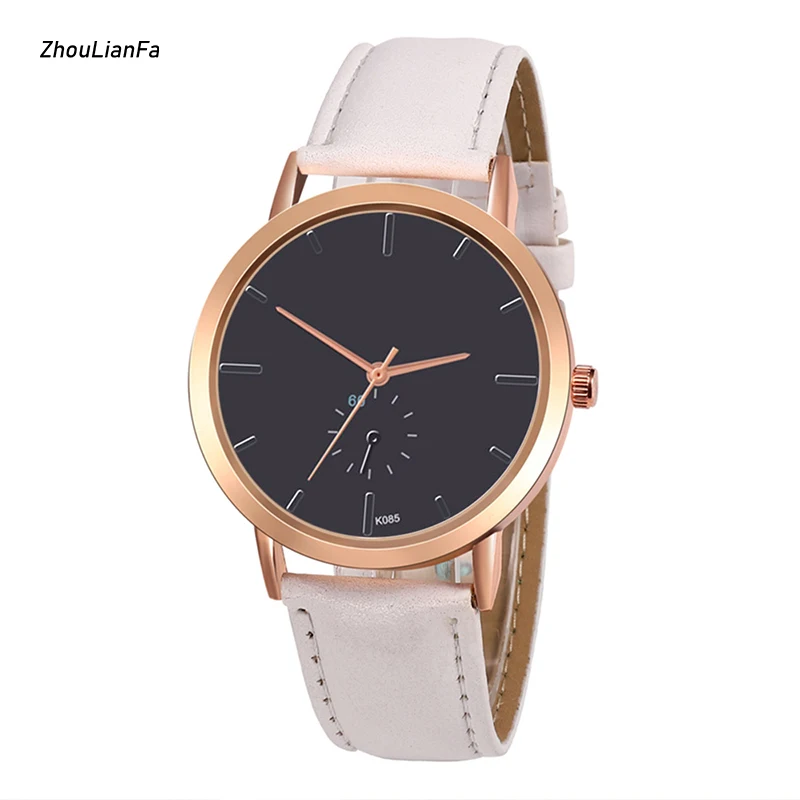 

Casual PU Leather Band Women Watches Bracelet Elegant Quartz Wrist Watch for Women 2019 New Arrival Ladies Watch Black Dial