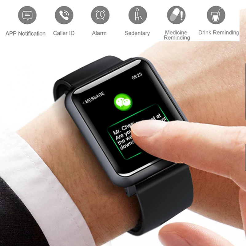Мужские и женские водонепроницаемые Смарт часы pk e18 Q9 mi band 3 4|Смарт-браслеты| |