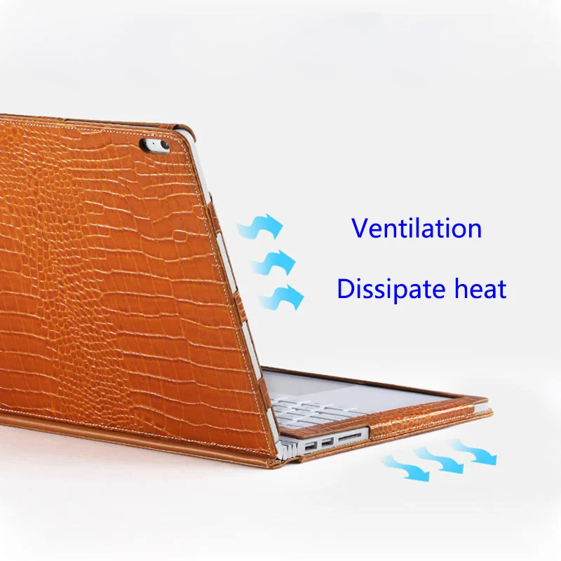Genuine Leather Case For Microsoft Surface Book 2 13.5'' Tablet PC Laptop Sleeve Split Design For 2017 Book2 Screen Film Gift Genuine Leather Case For Microsoft Surface Book 2 13.5'' Tablet PC Laptop Sleeve Split Design For 2017 Book2 Screen Film Gift