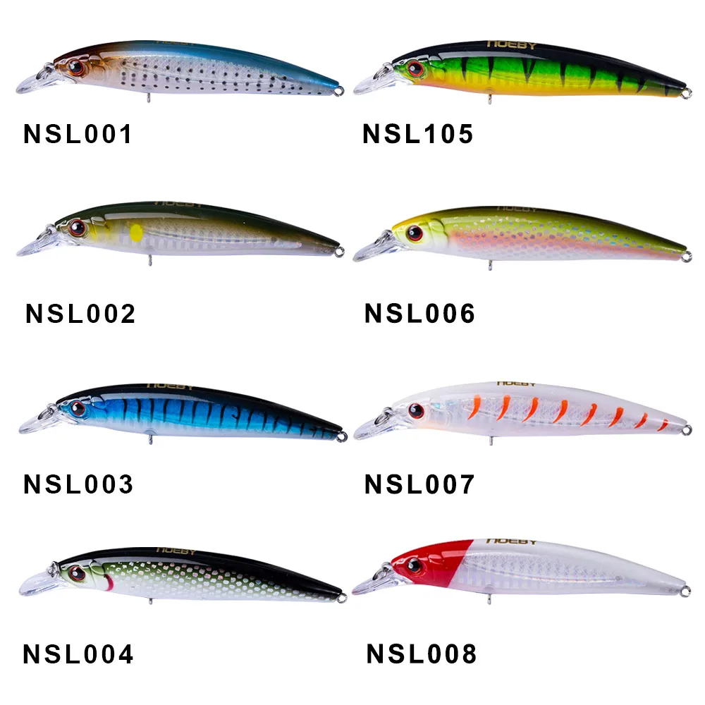 NOEBY для мелкой рыбки жесткая приманка для рыбалки 100mm13. 6 г 120mm22. 0 г Морская рыбалка японские крючки для окуня щуки окуня