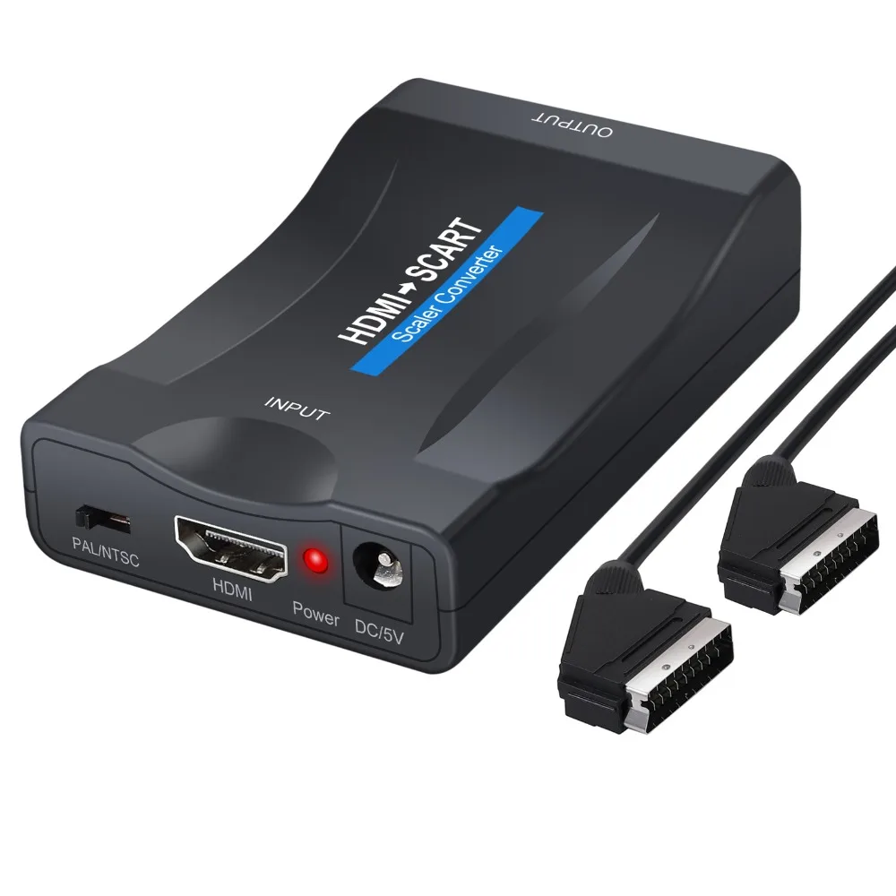 Neoteck HDMI к SCART конвертер HDMI вход SCART выход адаптер композитный видео HD стерео аудио адаптер с 1,5 м scart кабель