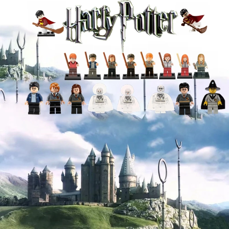 

Legoing Harry Potter Figures Hermione Jean Ron Professor Snape Death Eater Building Blocks Toys For Children Compatible Legoings