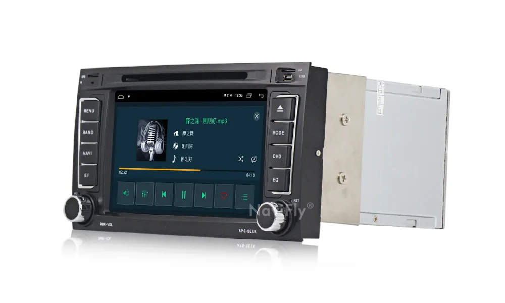 Excellent NaviFly 2 Din 2G+32G Android 9.1 Quad core DVD GPS navigation Radio multimedia player for VW Volkswagen TOUAREG 2004-2011 8