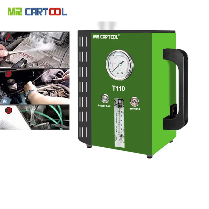 

MR CARTOOL T110 Car Fuel Leak Detectors Pipe Leakage Tester car Diagnostic Leak Tool OBDII 12V Support EVAP for All Vehicles