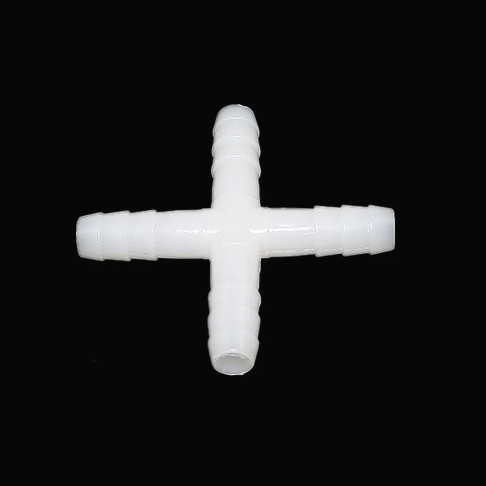 

1pcs Hose four-way connection four-way pagoda connection plastic four-way connection hose connection 2.4/3.2/5.6/9.5/12.7mm
