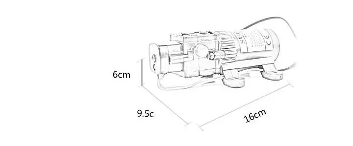 Погружные водяные насосы FL-2203 12V микро электрическая распылительная установка мембранный Водяной насос из нержавеющей стали самовсасывающий насос высокого давления