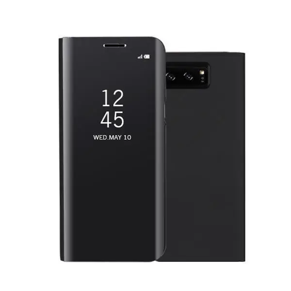 fab-case-black-for-sam-note-8-lancase-for-samsung-galaxy-note-8-case-smart-view-mirror-flip-stand-electroplating-cover-441381290007