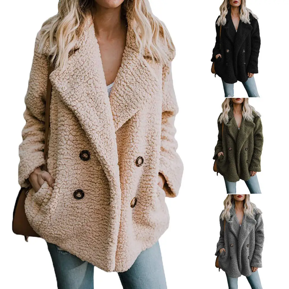 

Women's Warm Winter Thicken Fleece Fur Coat Hooded Parka Overcoat Jacket/Outwear