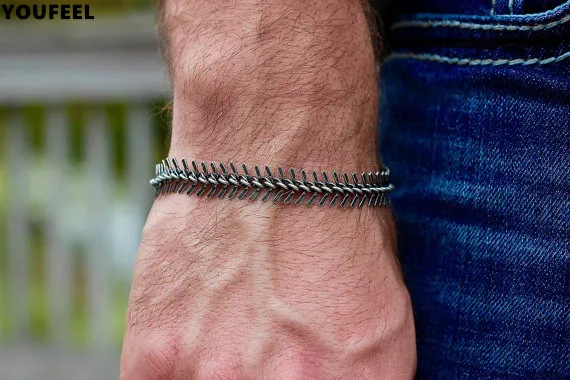 2017 Oxidized Silver Snake Bracelet Men S Chain Masculine 2017 Oxidized Silver Snake Bracelet Men S Chain Masculine Jewelry