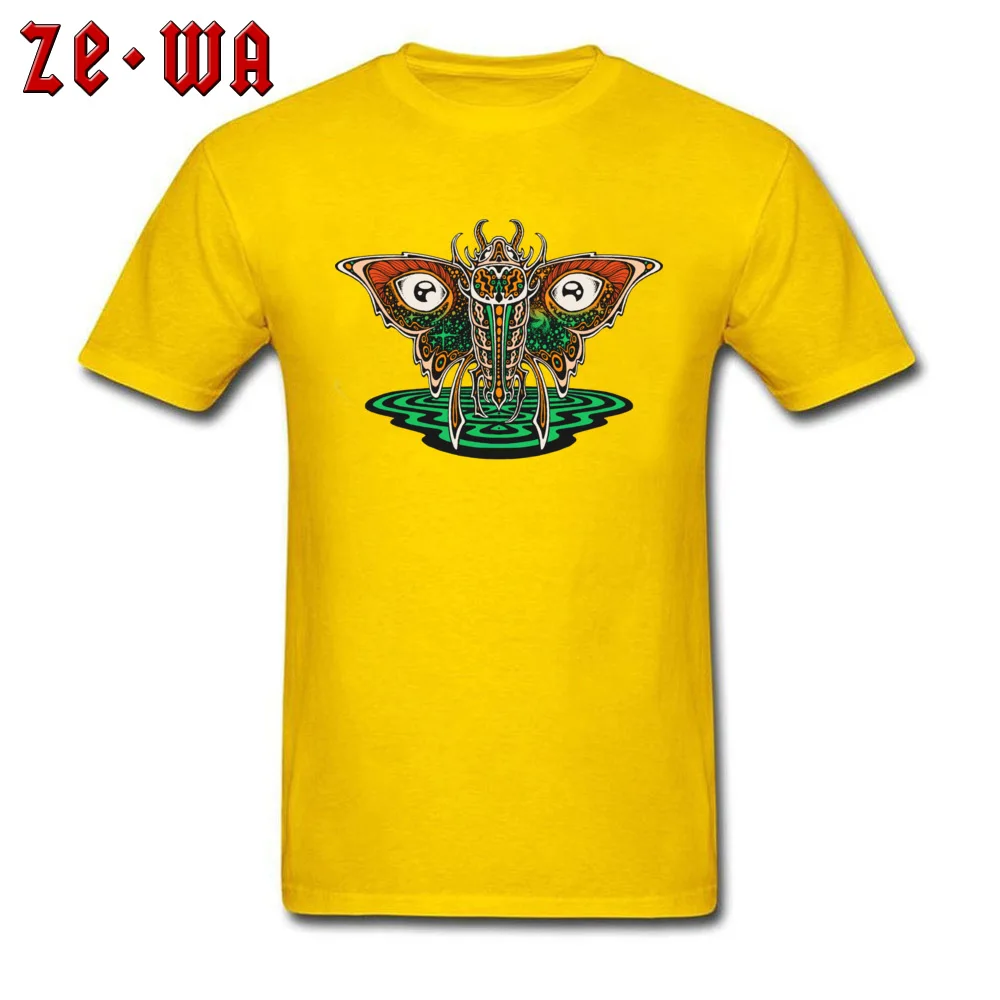  Boy Top T-shirts Cosmic Insect Casual Tops & Tees 100% Cotton Crew Neck Short Sleeve Comics Tee-Shirts Autumn Cosmic Insect yellow