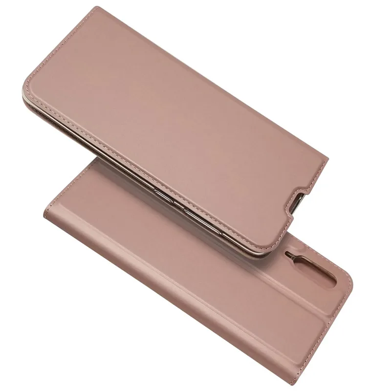 Кожаный чехол для samsung Galaxy A50, чехол для samsung A10, A30, A40, A50, A70, M10, M20, роскошный Магнитный флип-чехол-бумажник, чехол для телефона - Цвет: Rose Gold