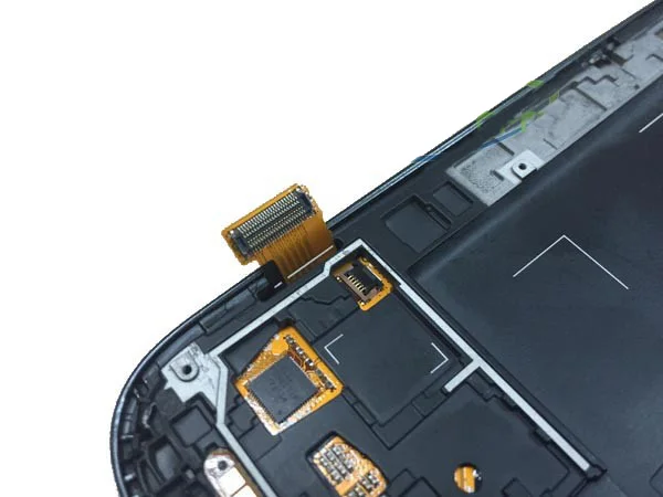 Для Samsung Galaxy S3 i9300 i535 I9300 ЖК экран + сенсорный дигитайзер с рамкой синий белый