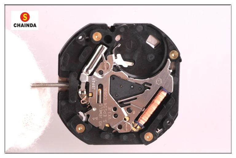 1 шт. оригинальные и абсолютно новые японские многофункциональные кварцевые часы VX3J механизм 6 контактов