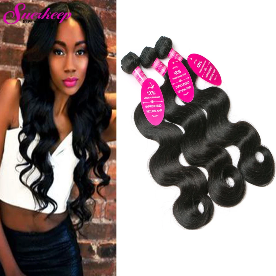 

1 Bundle Brazilian Virgin Hair Body Wave Wet and Wavy Virgin Brazilian Hair Weave Bundles Remy Human Hair Brazilian Body Wave