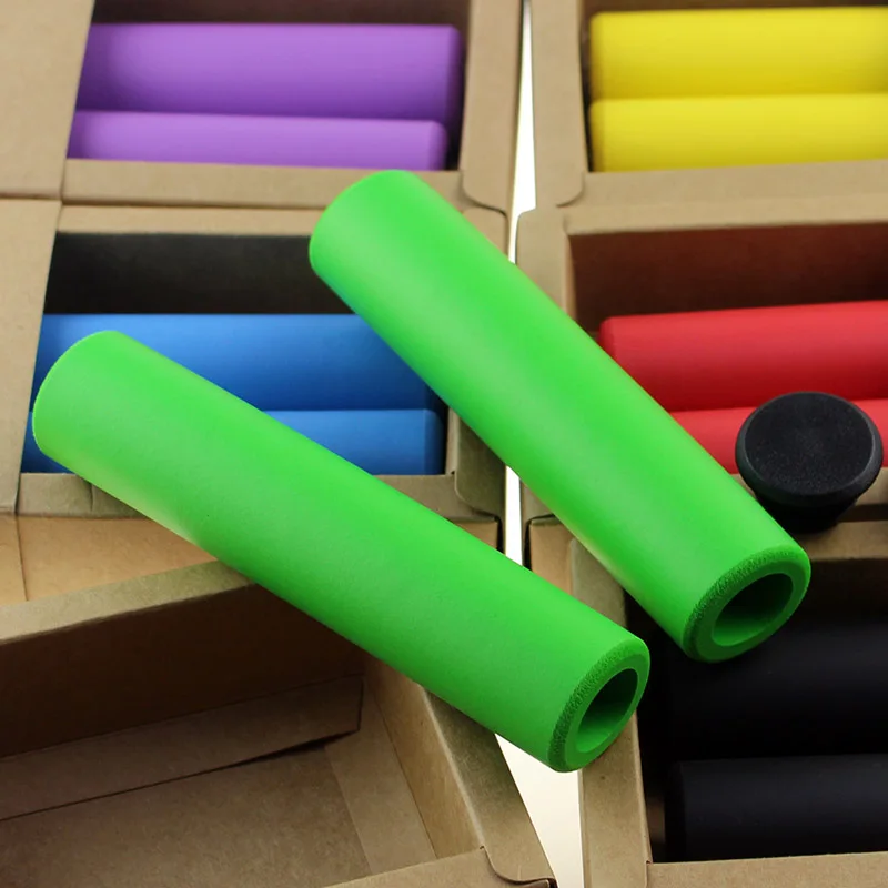 

6 Colors Bike Grips Ultra Light Silicone Material Handlebar Girps MTB Bicycle Handlebar Anti-slip Cycling Grips