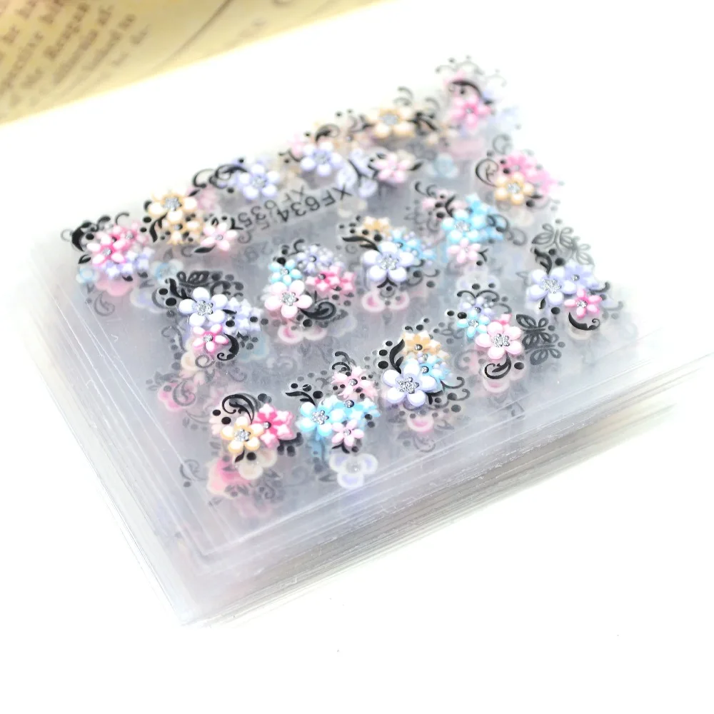 30 hojas pegatinas de uƱas 3d pegatina de belleza para uƱas coloridas flores diseƱo uƱas arte encantos manicura calcomanĆas decoraciones XF627-650 30 hojas pegatinas de uƱas 3d pegatina de belleza para uƱas coloridas flores diseƱo uƱas arte encantos manicura calcomanĆas decoraciones XF627-650