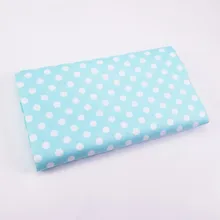 Хлопчатобумажная ткань в горошек с принтом для детей, саржевая хлопковая Лоскутная Ткань для шитья своими руками, стеганая одежда для детей и малышей