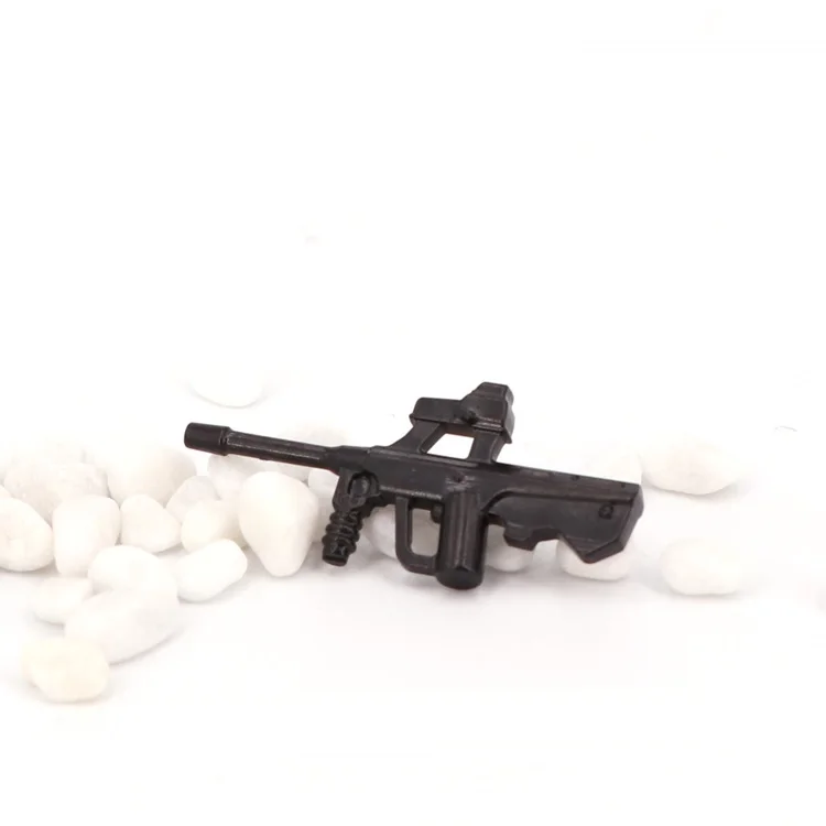 

4PCS AUG Assault rifles gun DIY building blocks military weapons city Bricks Compatible mini figures original Educational Toys