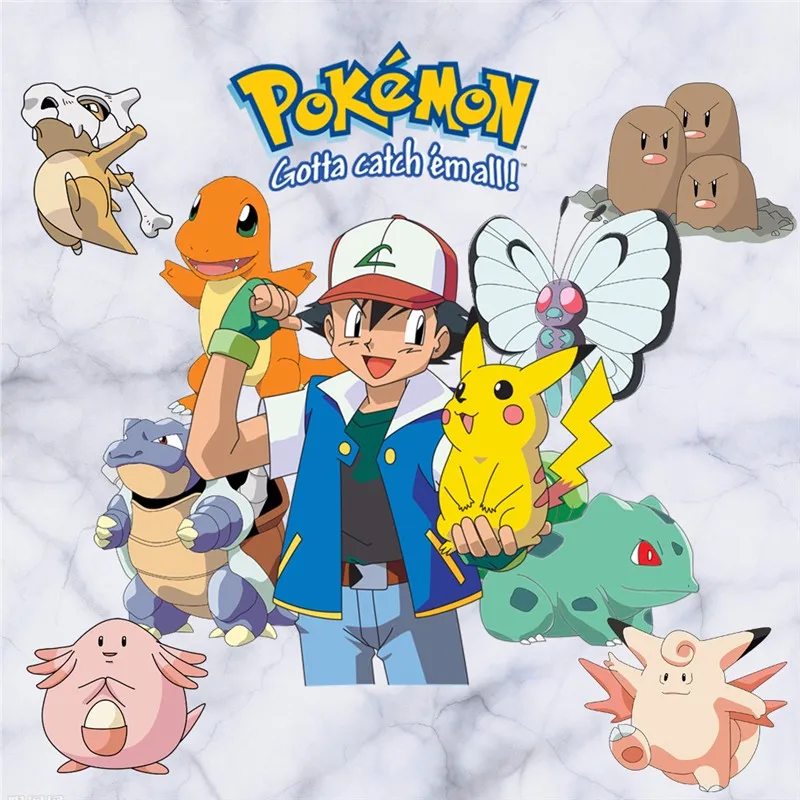 ファッションポケモン行くピカチュウ壁ステッカー 非常に面白いピカチュウdiyウォールステッカー 子供ルームのファッションの装飾壁ステッカー Sticker Wall Sticker Mirrorsticker Mural Hello Kitty Aliexpress