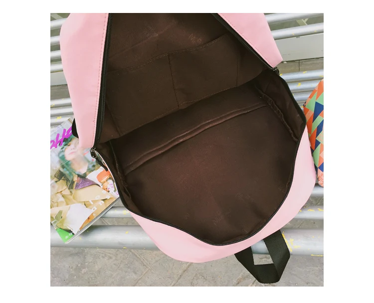 Menghuo Panelled Backpack Women School Backpack for Teenage Girl Fashion Men Travel Bag Unisex Rucksack Bolsas Mochila Sac A Dos_44