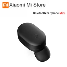 Оригинальные монофонические Bluetooth наушники Xiaomi, мини наушники-вкладыши, беспроводные Bluetooth 4,1 наушники IPX4, водонепроницаемые, с одной кнопкой, смарт-управление