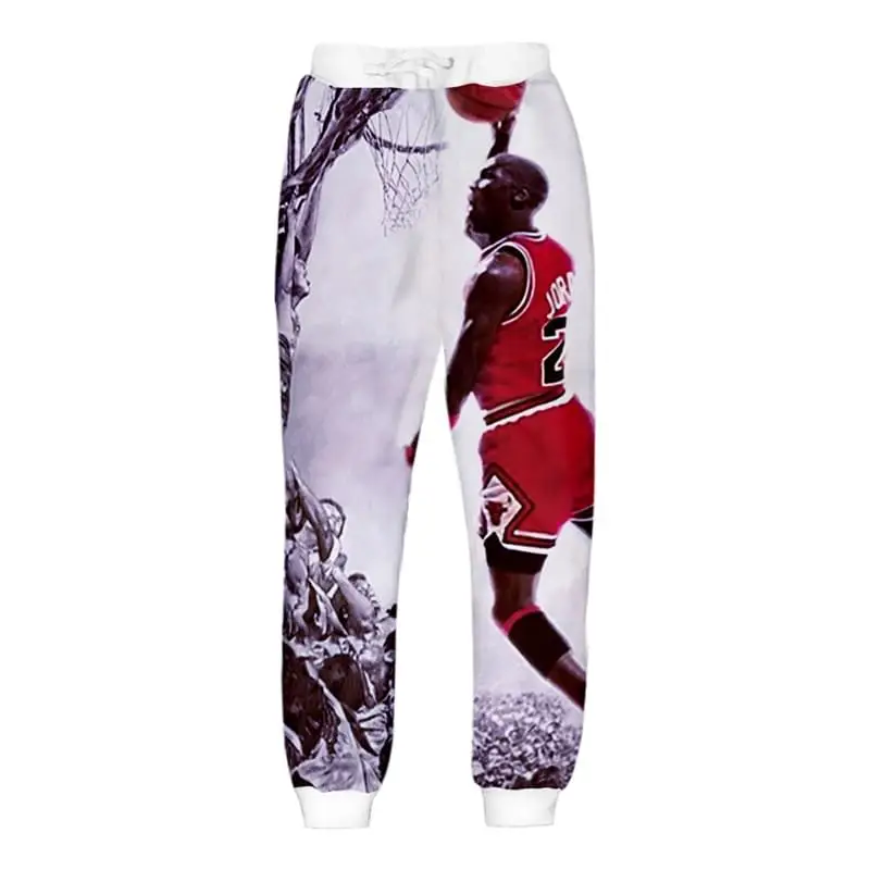 Michael Jordan Joggers Pants Men Women Basketball 3D Trousers Autumn ...