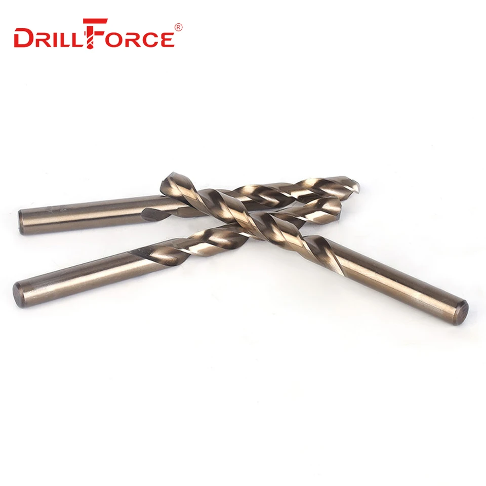 SALI 20 stuks M35 HSS kobalt borenset met spiraalboor, 3 mm, HSS-Co staalboor, ijzerboor, metaalboorset voor hout, metaal, kunststof, aluminium, hard plastic, roestvrij staal