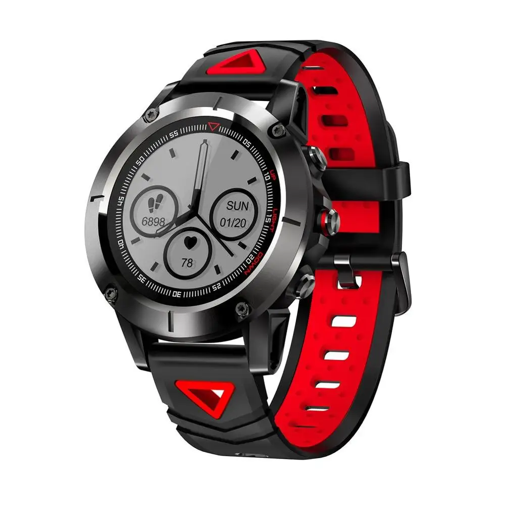 Белый G01GPS Bluetooth Смарт-браслет цветной экран водонепроницаемый монитор кровяного давления сердечного ритма шагомер браслет Смарт-браслет для фитнеса - Цвет: Белый