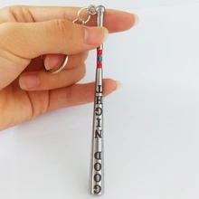 Drop Shipping Fashion Suicide Squad Keyring Baseball Bat Keychain Harley Quinn Key Rings Holder For Gift Chaveiro Men Souvenir