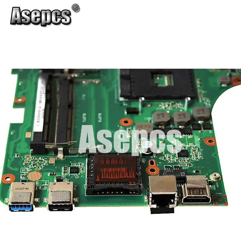 Asepcs N53SV материнская плата для ноутбука ASUS N53SN N53SM N53SV N53S N53 Тесты оригинальная материнская плата GT540M 1 ГБ HM65