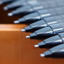 Толстая плоская головка механический стук карандаш 2B заправки для студентов Examnation автоответчик компьютер легко определить Deli S700