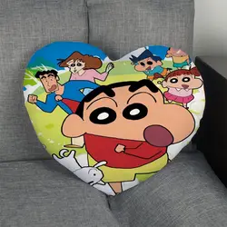 На заказ Crayon Shin-chan сердце Наволочка на заказ молния наволочка свадьба домашний офис декоративная шт. 1 шт. на заказ