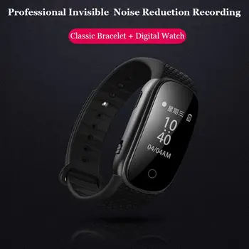 

One-button Recording Smart Bracelet Watch Portable Recording Bracelet HD Pedometer Calorie HiFi Lossless Player 8G/16G