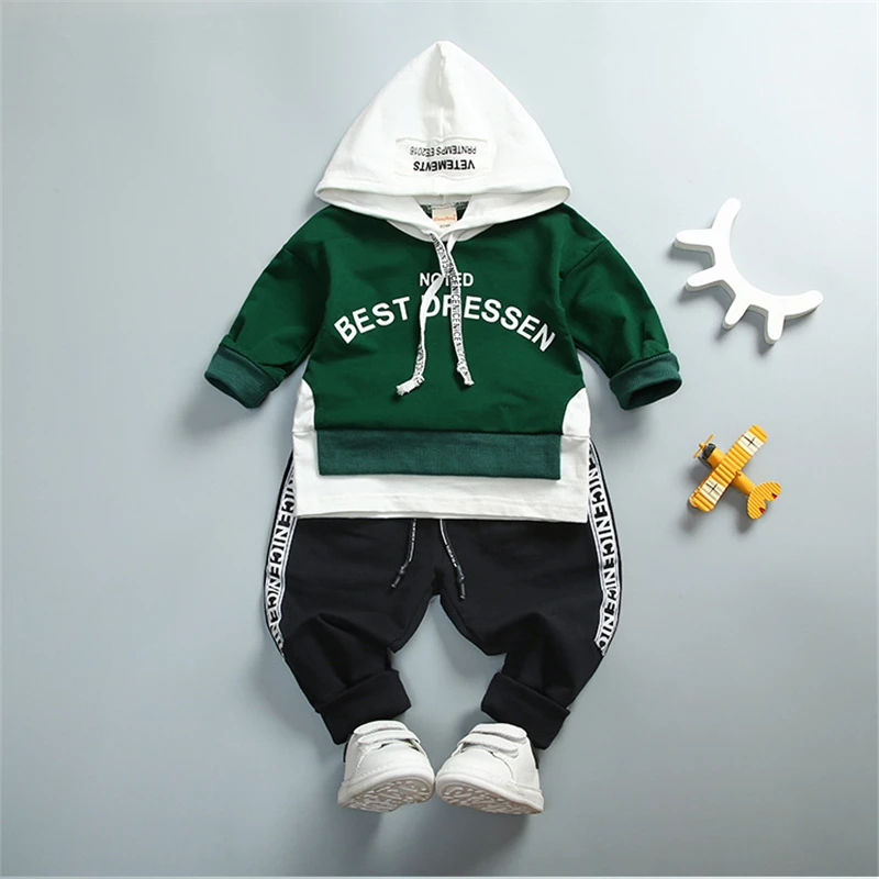 

Kid Toddler Boy Sports Suit Clothing Set 2019 Letter Cute Clothing set Baby Boy Set Spring autumn Boys Girls Clothes 1 2 3 4Year