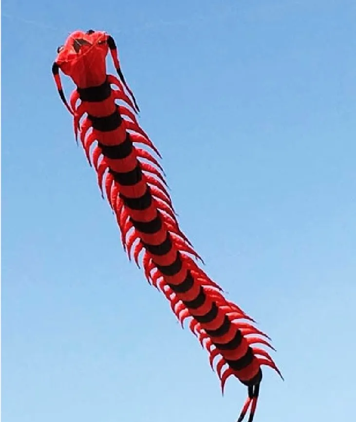 

kiting soft snake long kites windsocks outdoor games fun papalote ripstop nylon fabric big kite flying dragon windsock parapente