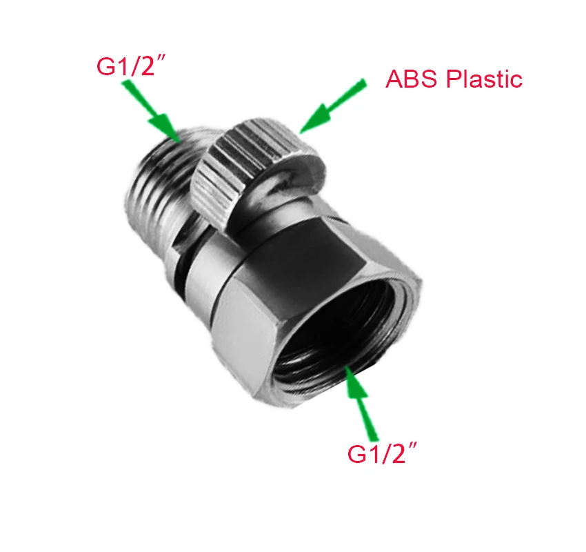 LF19001-G1/2 "* G1/2" душа воды Управление клапан/запорный клапан/угловой клапан для Биде опрыскиватель, насадки для душа, шланг для душа