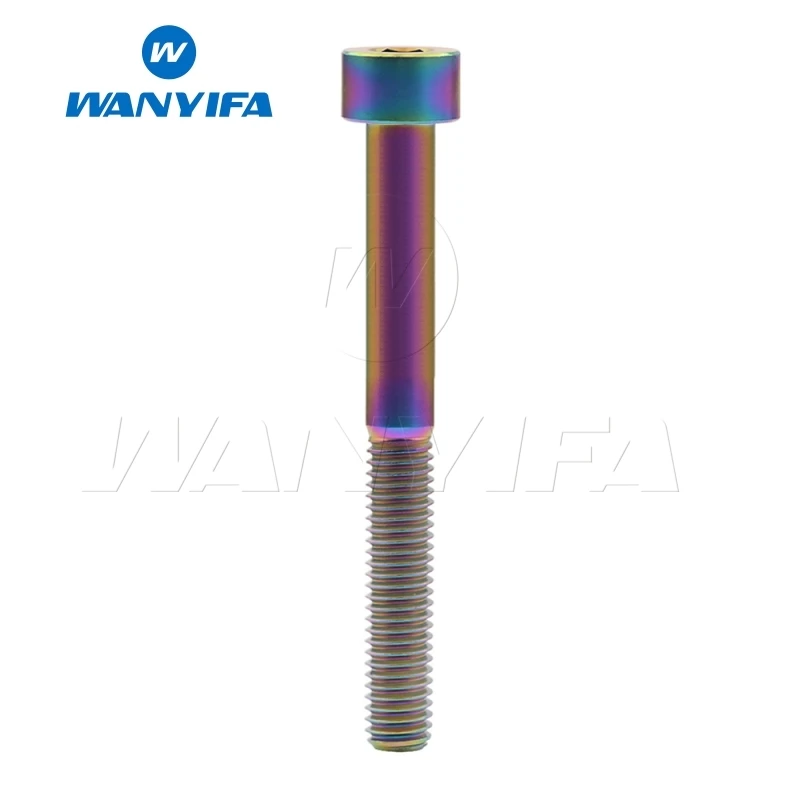 Wanyifa M5x10 12, 16, 18, 20, 25 30 35, 40 45 50 55 60 мм клеймо Винт С Титановым болтом для Велосипедный вынос руля велосипеда модификации