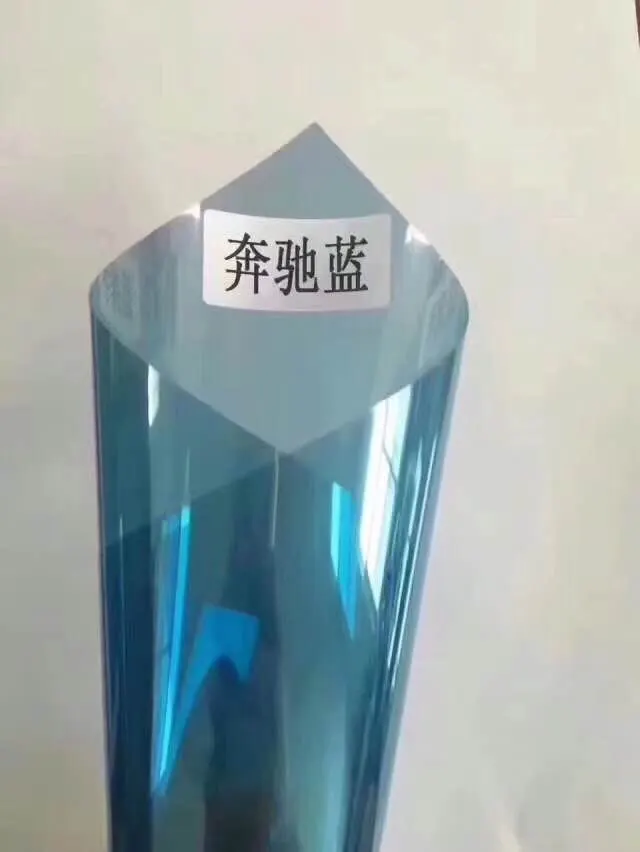 

Mercedes Blue Car Window Tint Film Window Tinting For Vehicle Size:1.52*30m/Roll