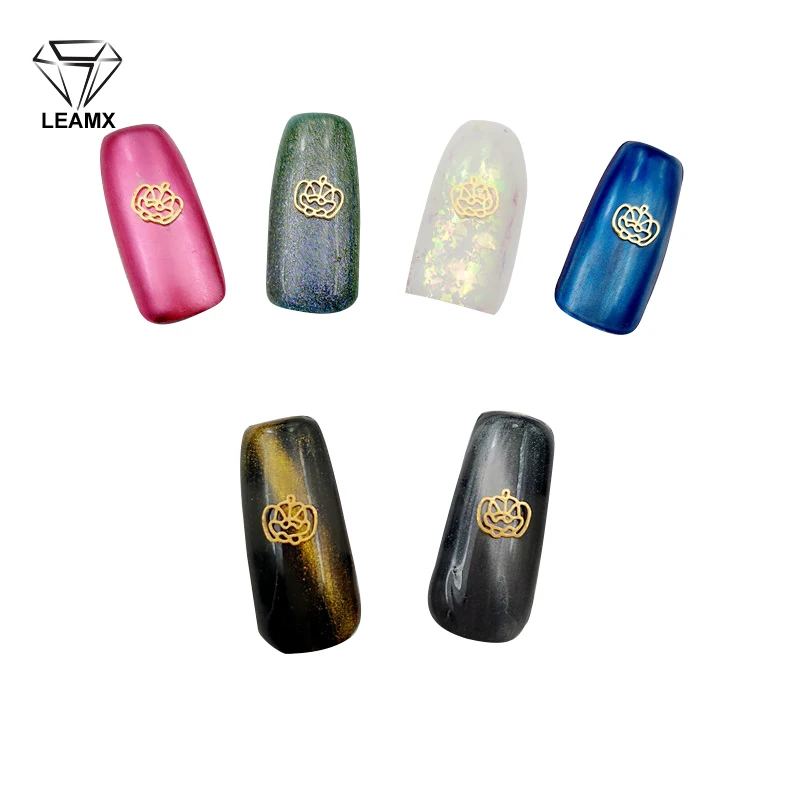 

Free Shipping 10Pcs/Lot 3D Nail 2017 Halloween Style Nail Art Pumpkin 3D Nail Art Nail Decoration Art New Design Charms