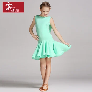 

Children's Latin dance Examination clothes and skill clothes dance dress