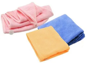 

Microfibre After Shower Hair Drying Wrap Womens Girls Lady's Towel Quick Dry Hair Hat Cap Turban Head Wrap Bathing Tools